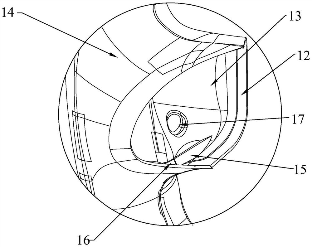 Combined steering wheel protective shell