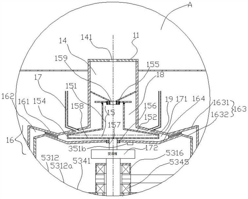 A rotary atomization device and complete set of flotation equipment