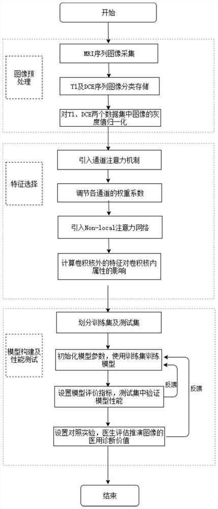 DAC-GAN model construction method and application in mammary gland MR image