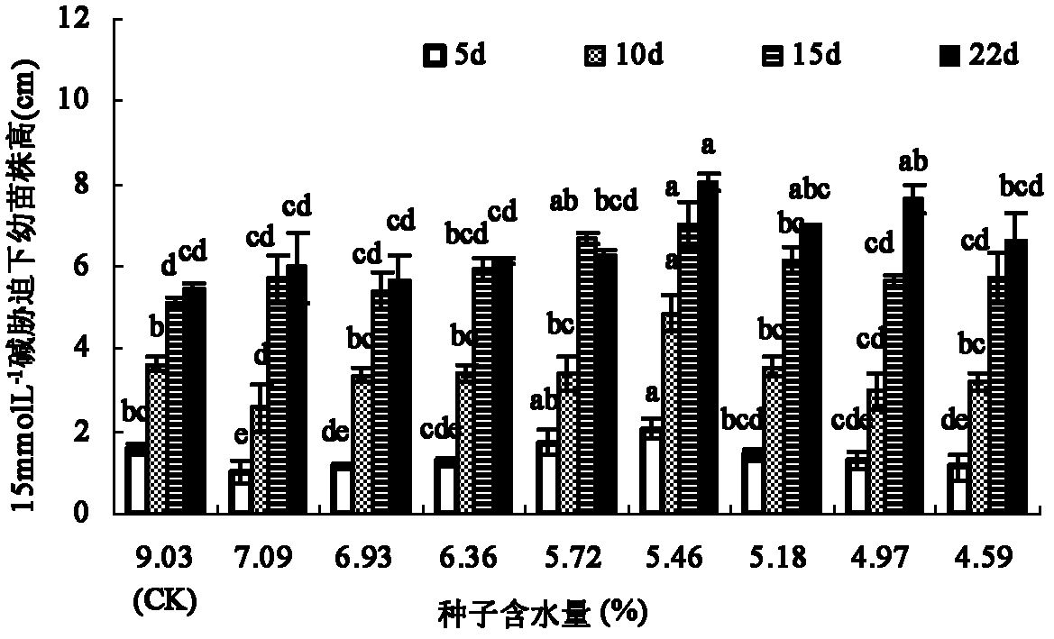 Alfalfa seed pretreatment method for improving vigor of seedlings and saline-alkali resistance