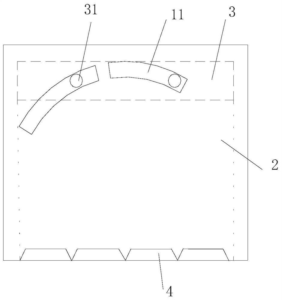 A viewing angle and position joint adjustment mechanism for the anti-peep cover of the password keyboard