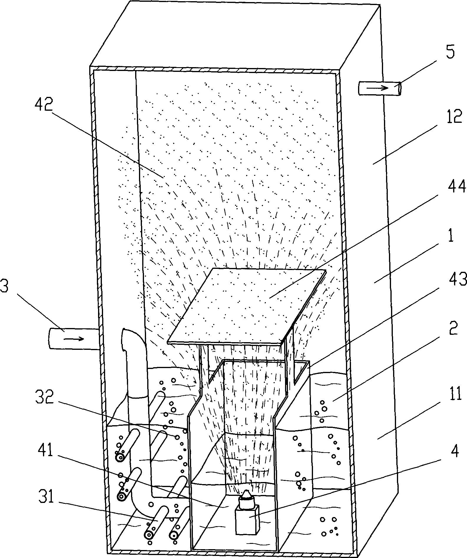 Smoke purifying device and smoke exhauster