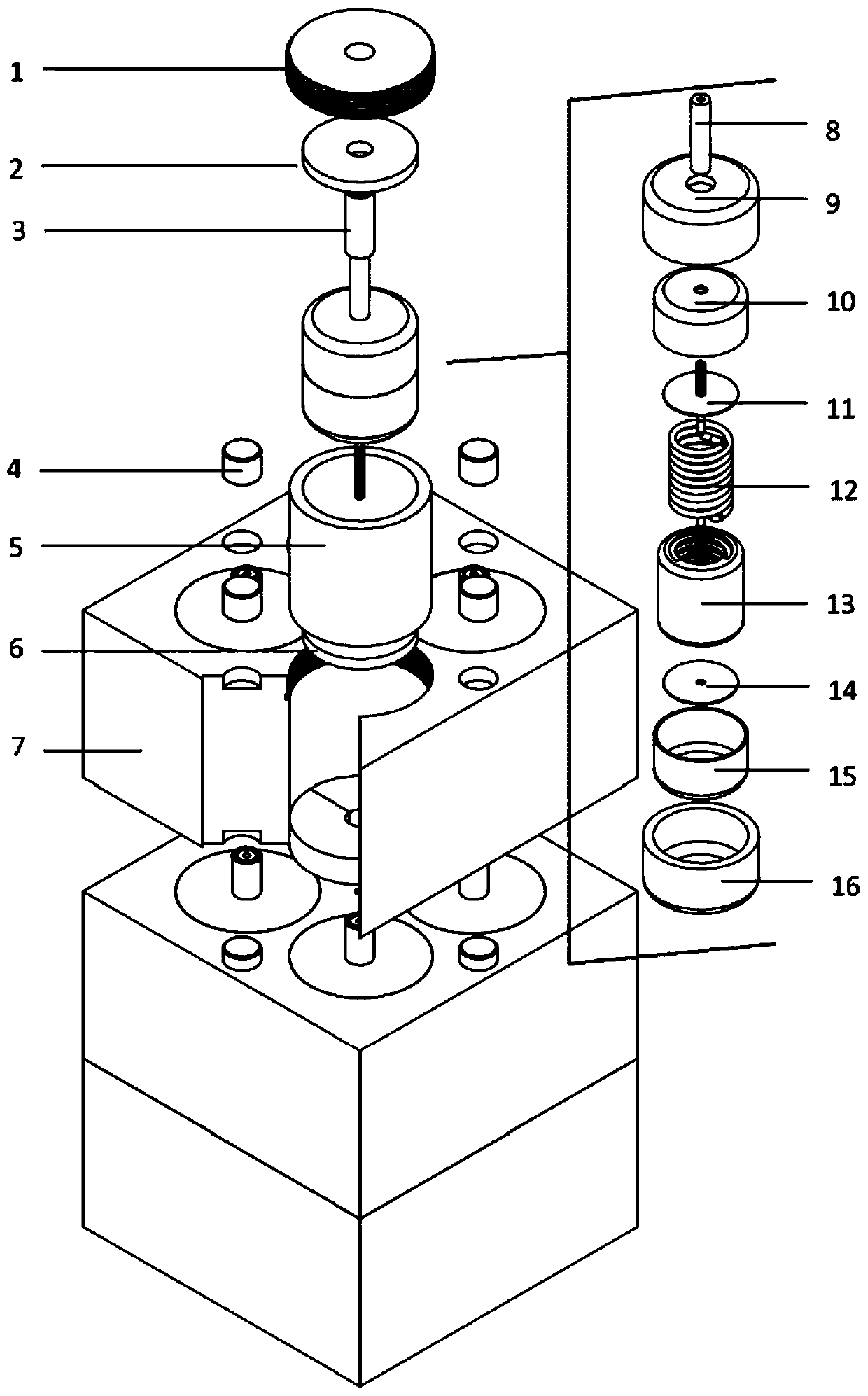 Modular electric heating simulation heat source for ETG