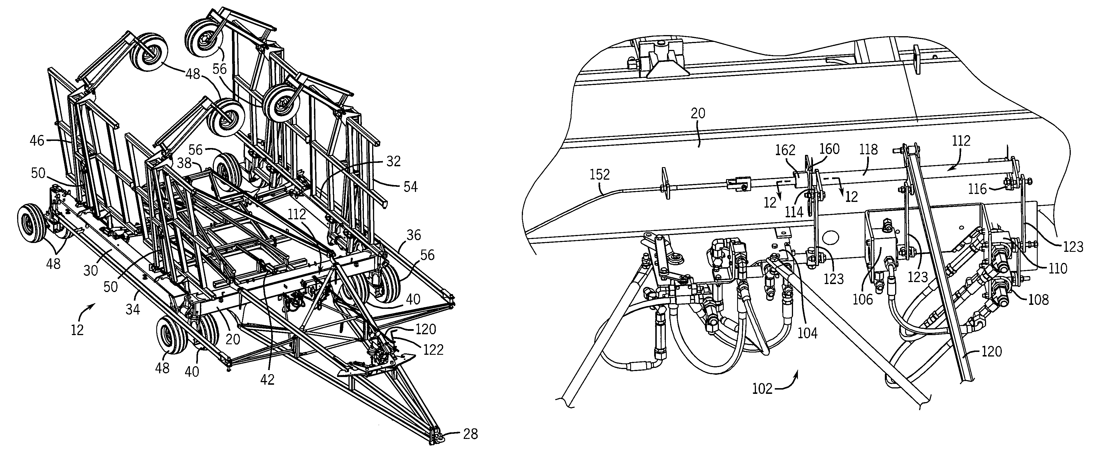 Hydraulic remote control for hydraulic system of an agricultural implement