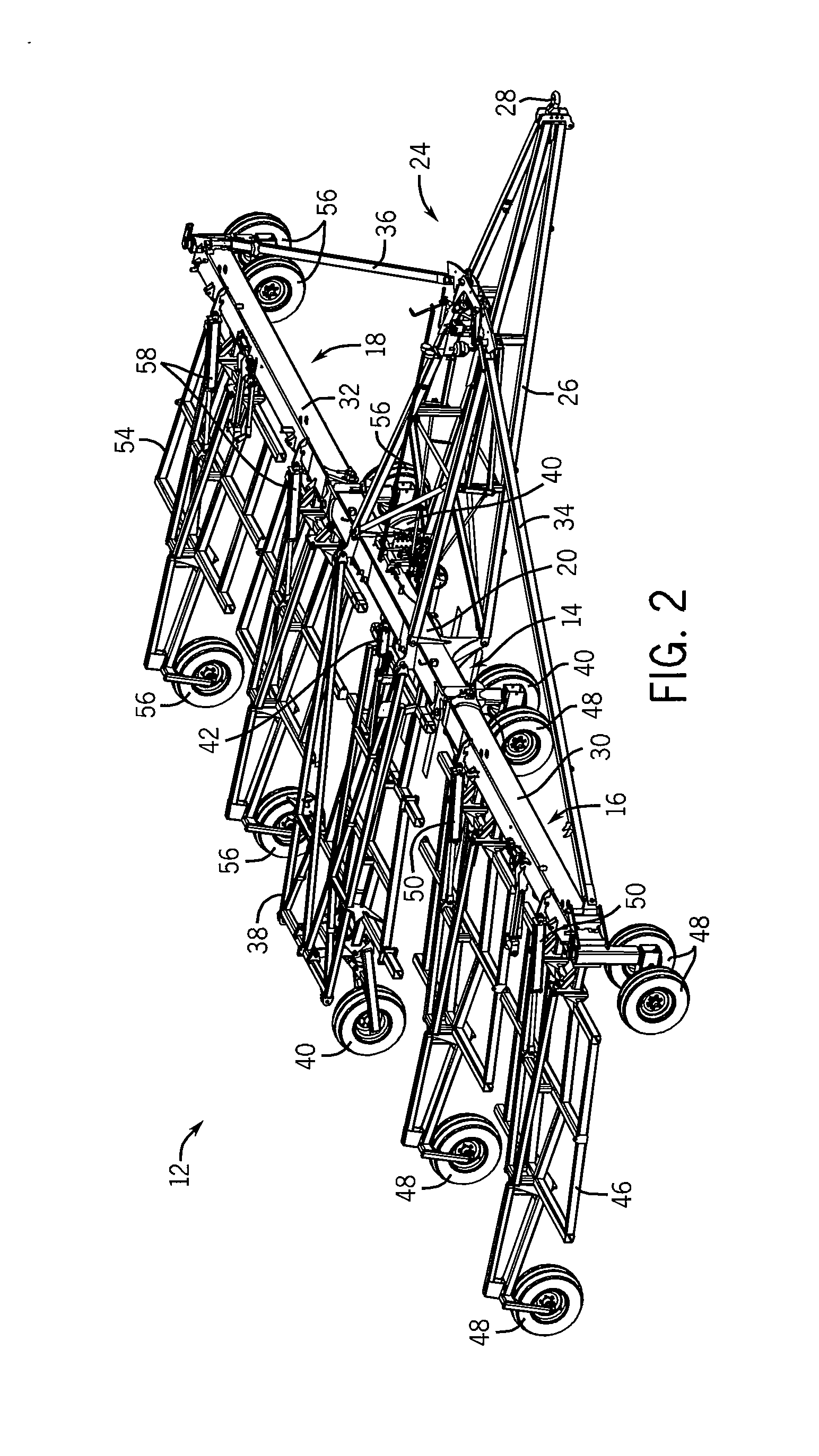 Hydraulic remote control for hydraulic system of an agricultural implement