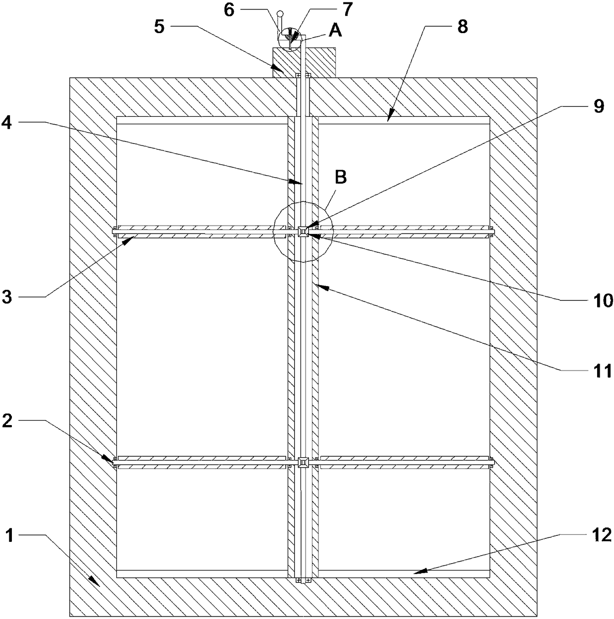 Fireproof smoke discharge valve