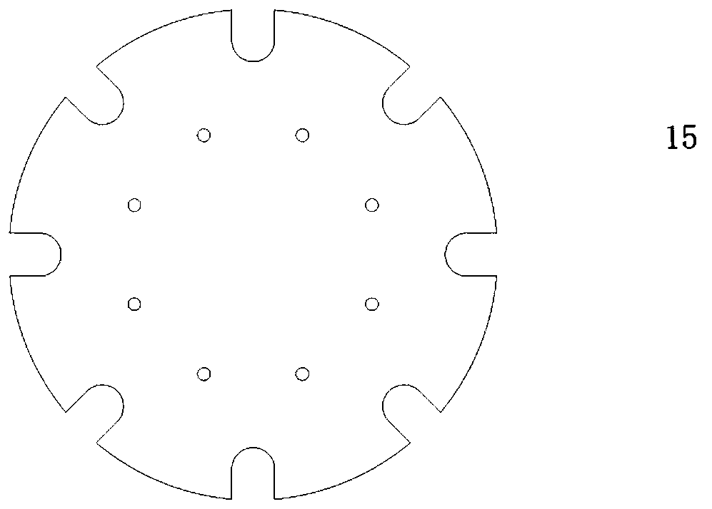 Tool film plating rotating frame device of high-vacuum multi-arc ion film plating machine