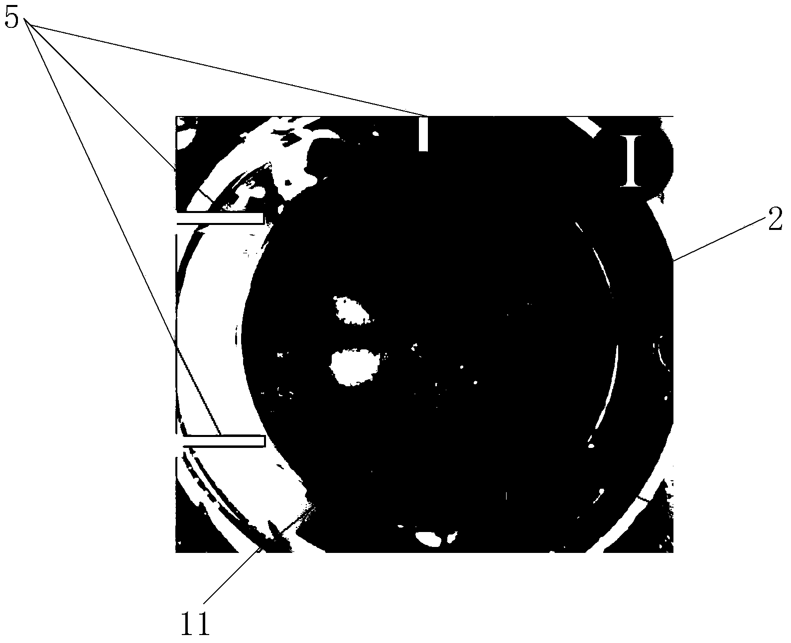 Ultrasonic cavitation cloud control device and ultrasonic cavitation cloud control method