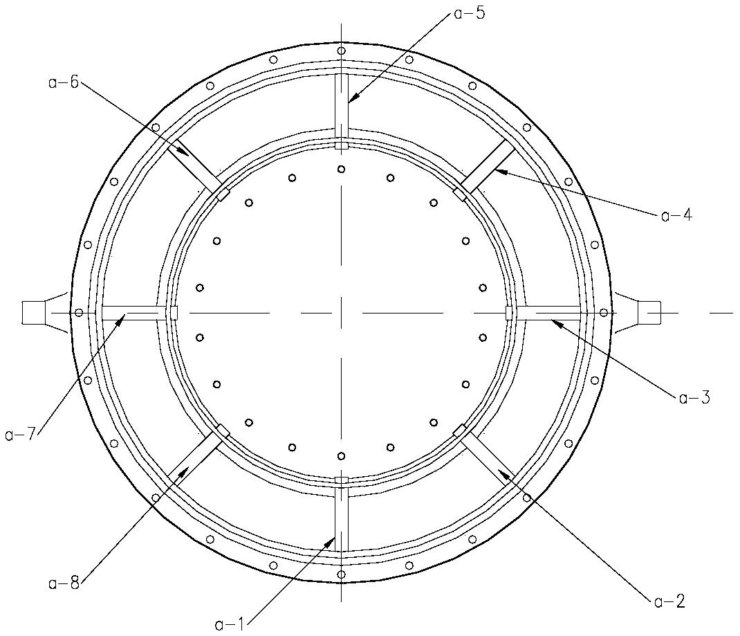 Adjustable throttling device for simulating spraying pipe of aero-engine