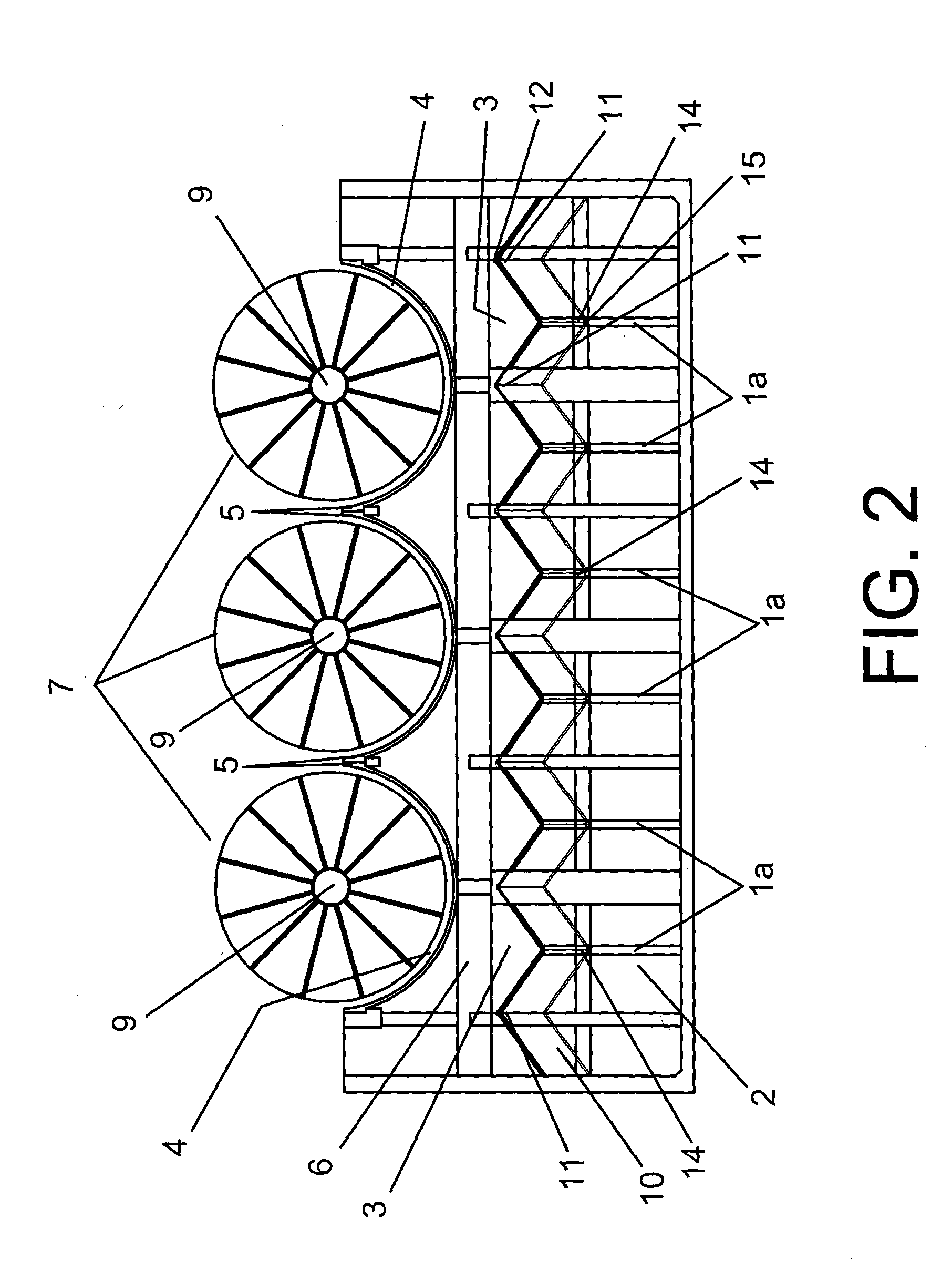 Combined bioreactor for the treatment of waste water, by means of anaerobic, aerobic and anoxic processes of degradation of organic matter with zone separator system and collection of biogases, scum and sludge