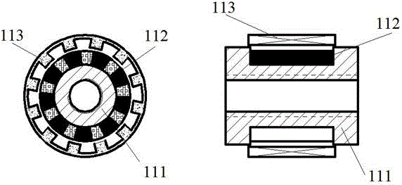 Power-generation and inerter device used for front fork of mountain bike