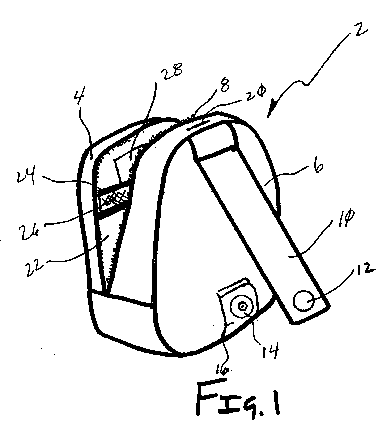 Carrying case with screen-protecting snap