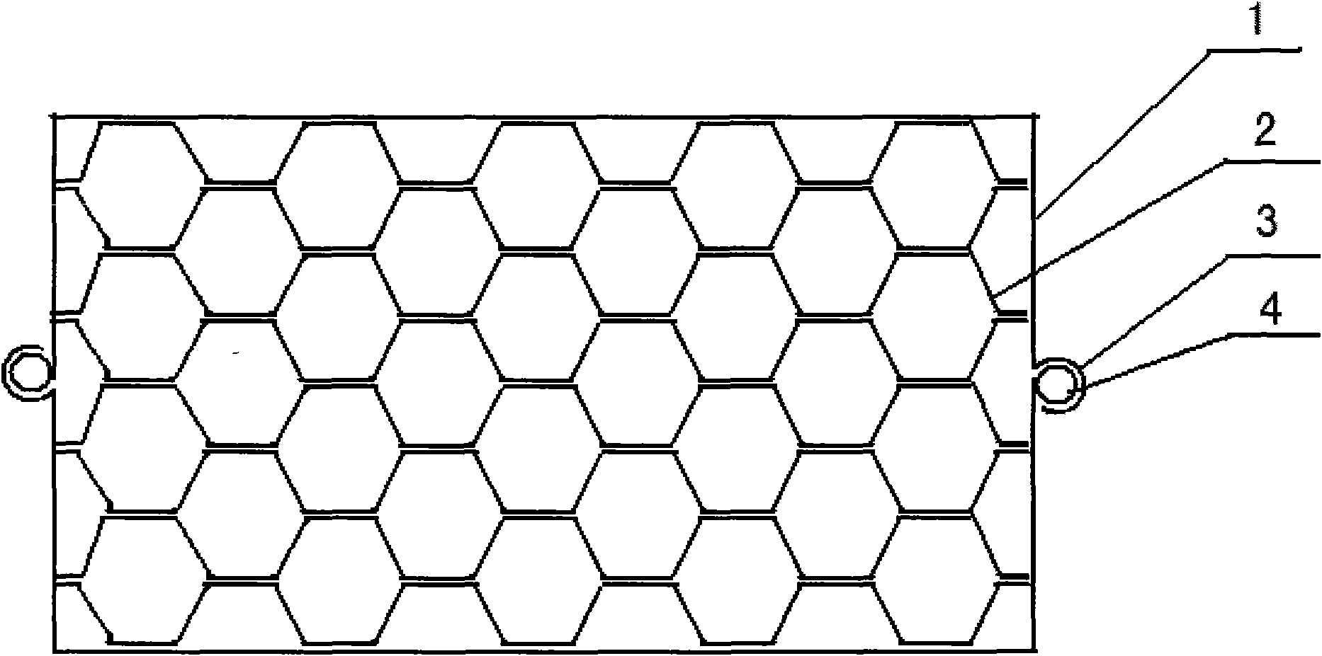 Osmia panzer honeycomb box