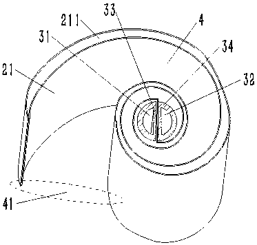 Lateral flow type reverse osmosis filter