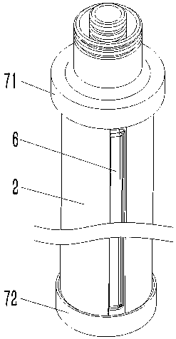 Lateral flow type reverse osmosis filter