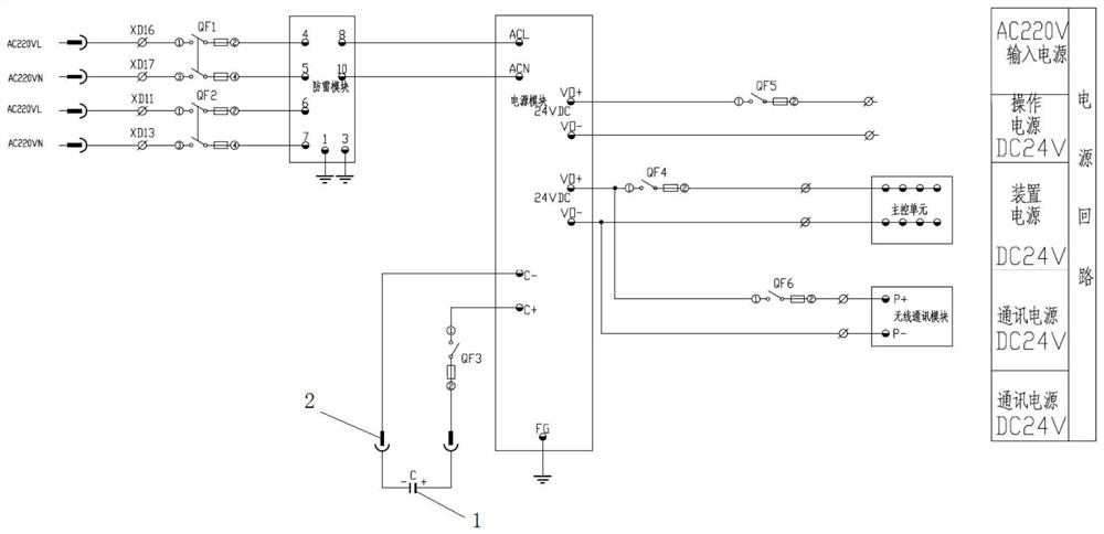 FTU super capacitor backup capability detection system and method