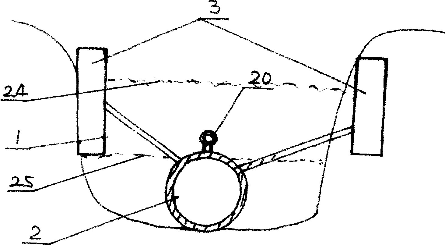 Urban-rural pipeline system engineering sewage discharge and utilization comprehensive system structure