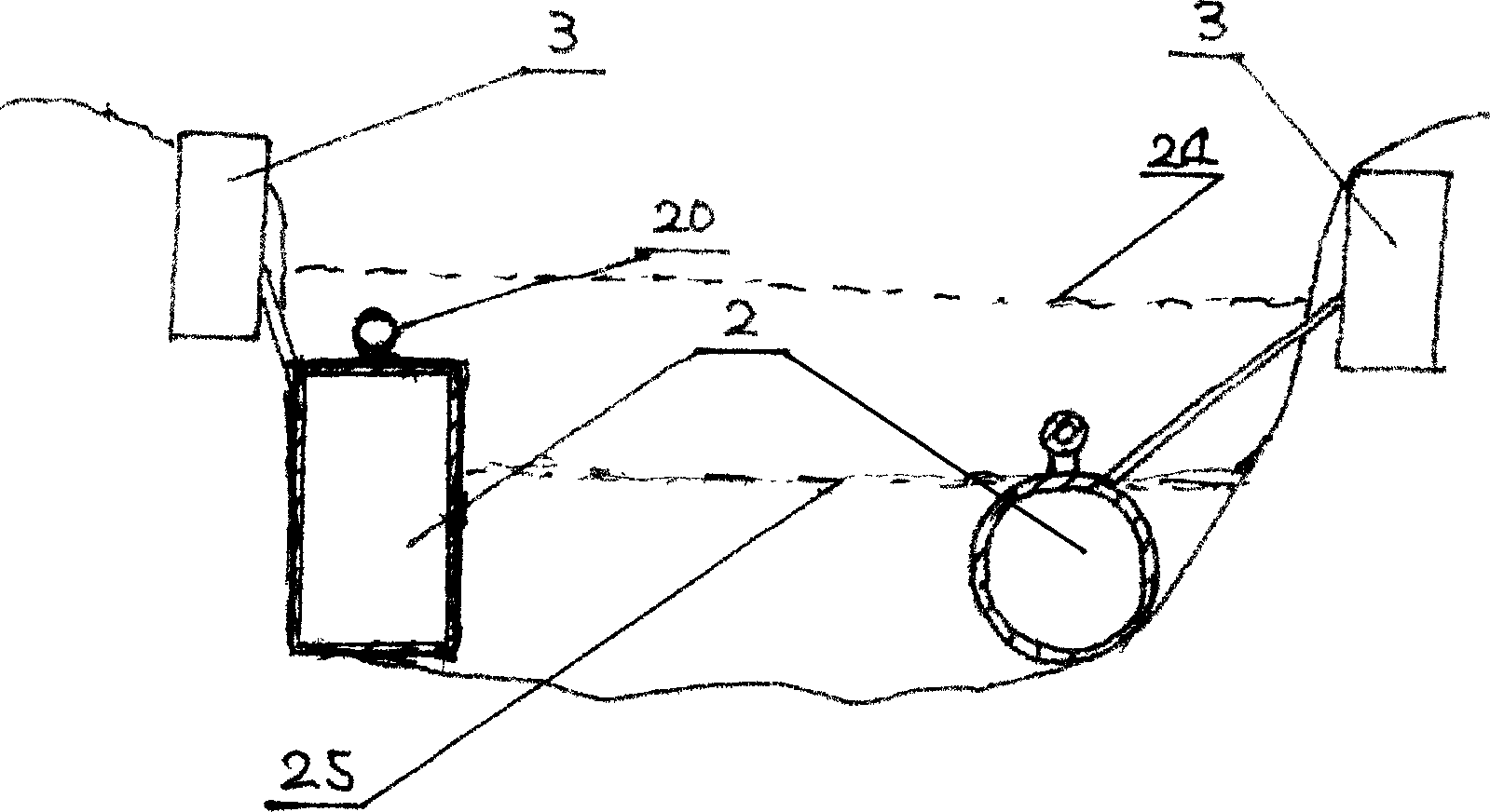 Urban-rural pipeline system engineering sewage discharge and utilization comprehensive system structure