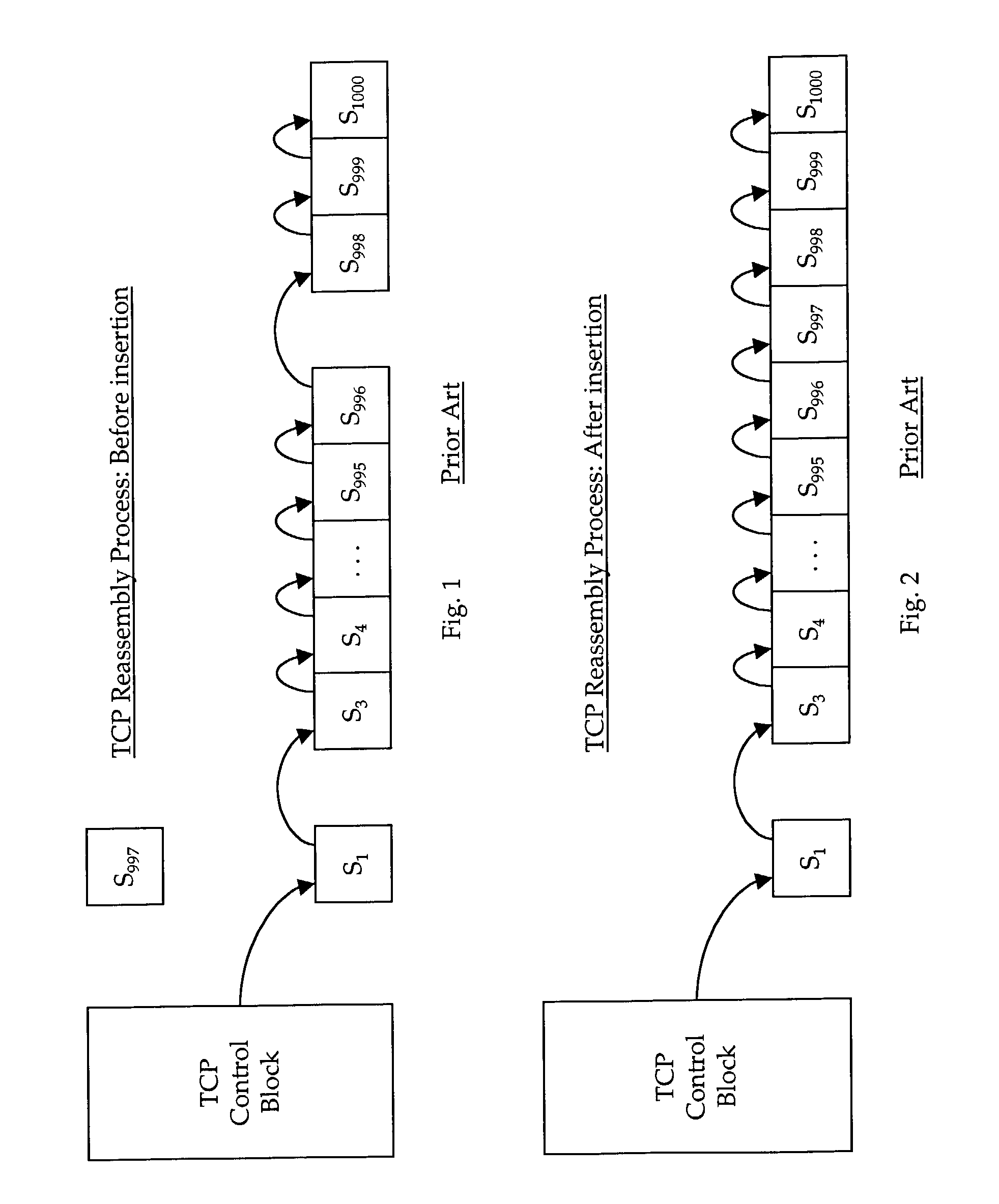 Structure and method for maintaining ordered linked lists