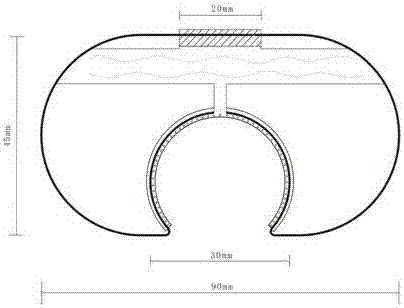 Disinfection device for handle of shopping trolley of supermarket