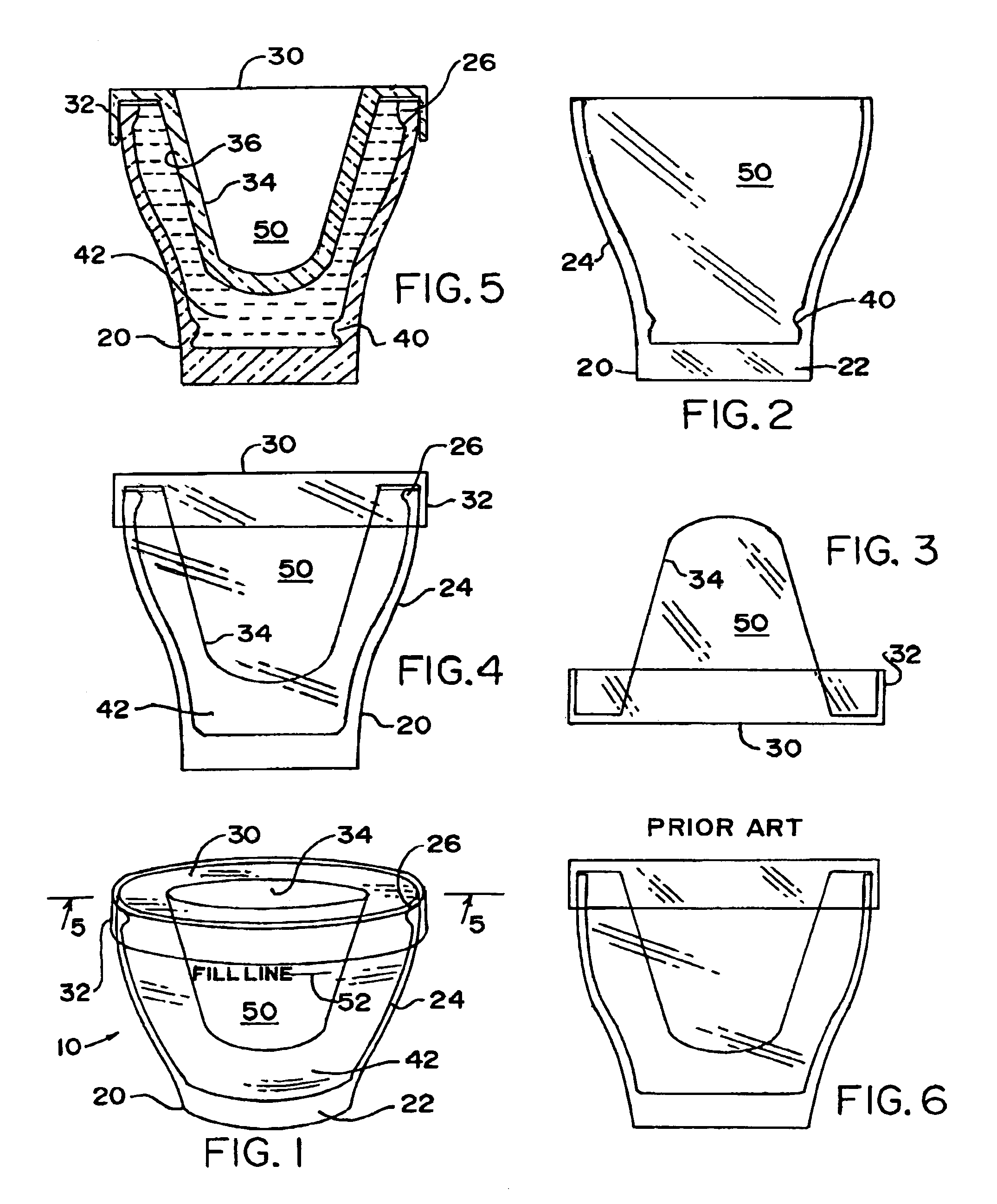 Ice retaining shot glass system