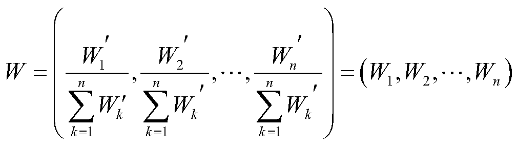 A pavement performance index weight analysis method based on an improved analytic hierarchy process