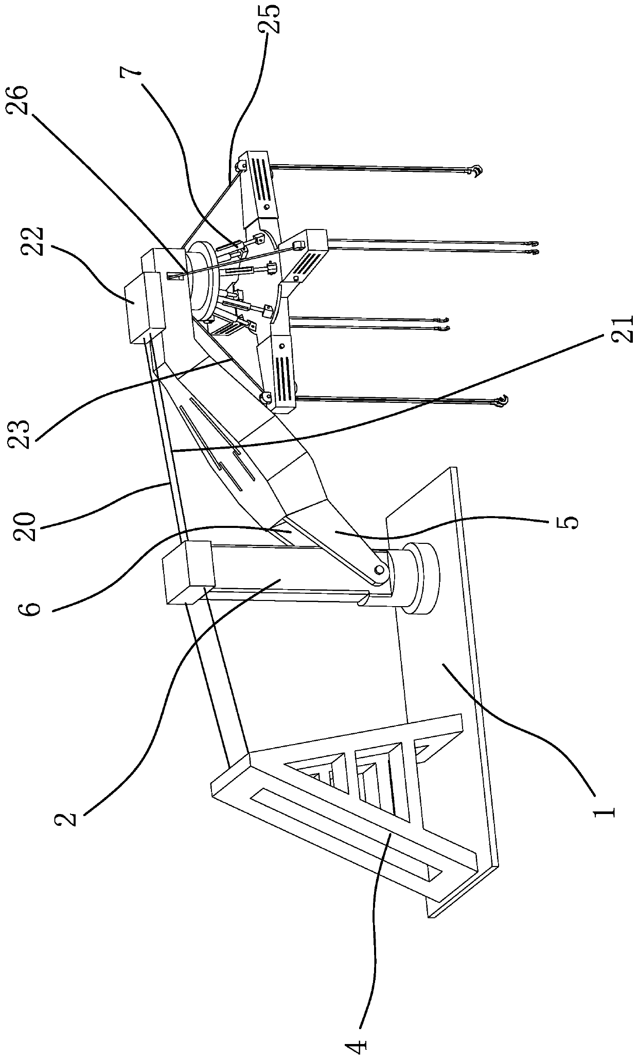 Crane arm with supercapacitor energy storage for wave compensation bus side energy management