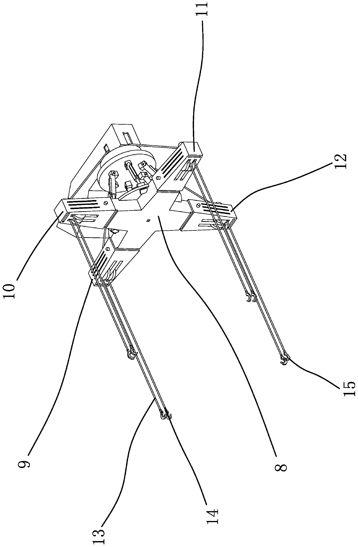 Crane arm with supercapacitor energy storage for wave compensation bus side energy management