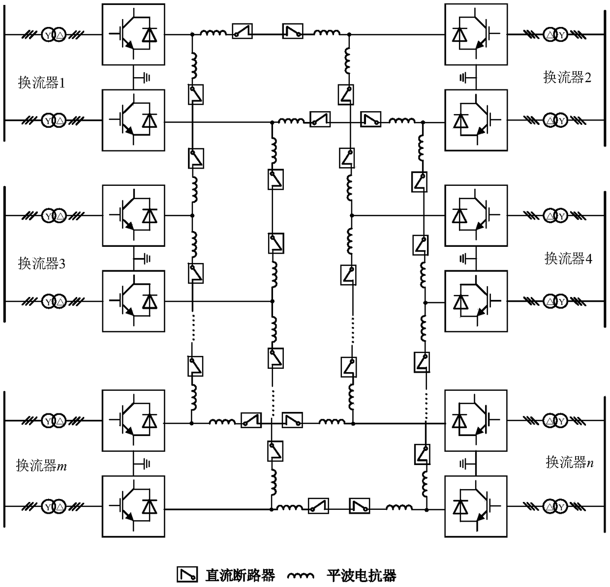 A parameter design method for smoothing reactors in a ring-mesh flexible DC transmission system