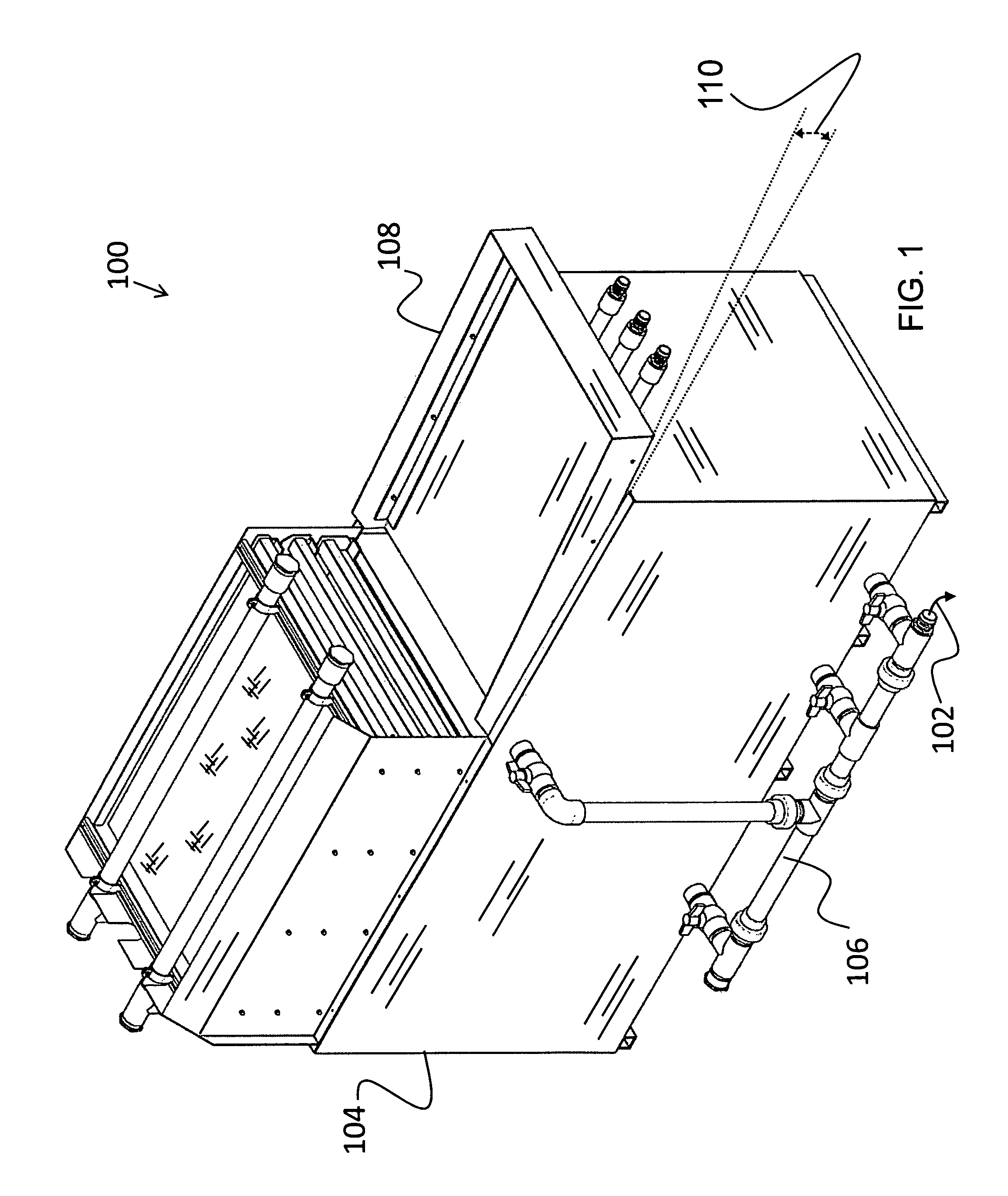 Above ground water clarifier