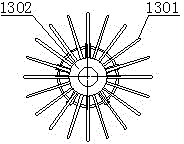 Method and device for blocking return water pipeline of tailing pond