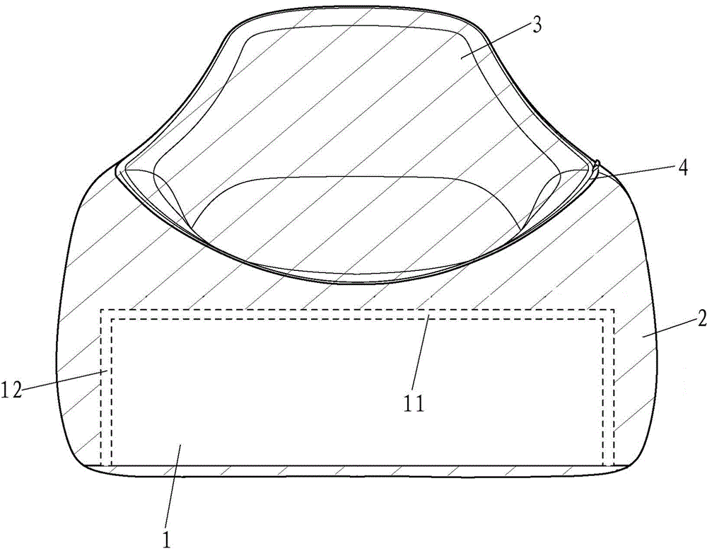 Sponge sofa and making method thereof