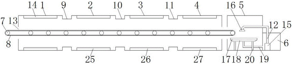 Mower blade production full-automatic device