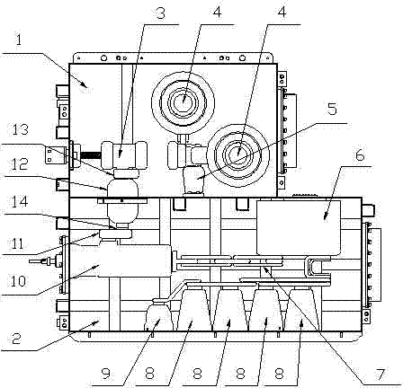 Double-pole dry air or nitrogen insulated metal closed switch cabinet for high-speed railway