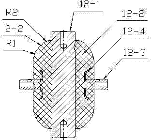 Double-pole dry air or nitrogen insulated metal closed switch cabinet for high-speed railway