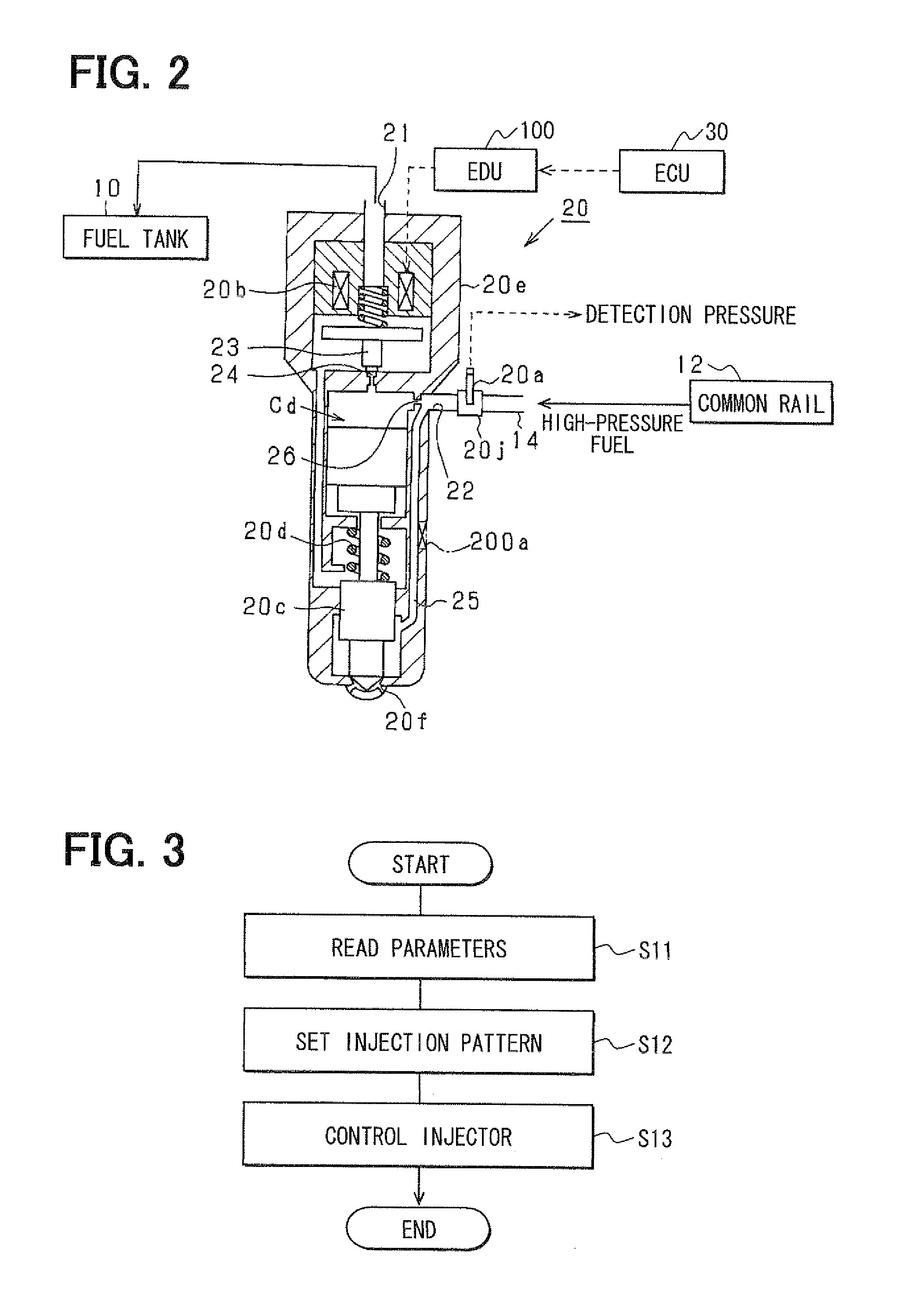 Fuel injection detecting device