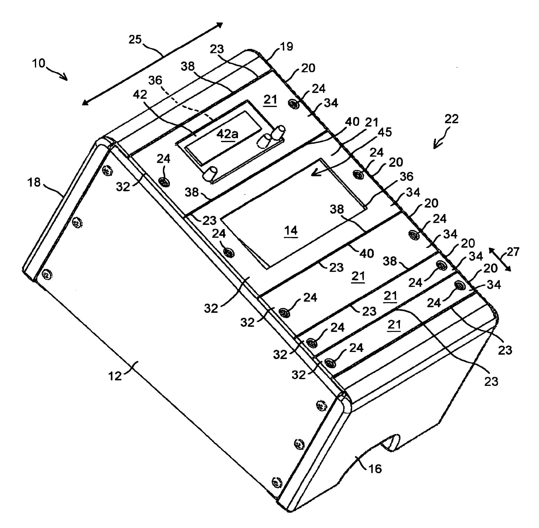 Reconfigurable console mount