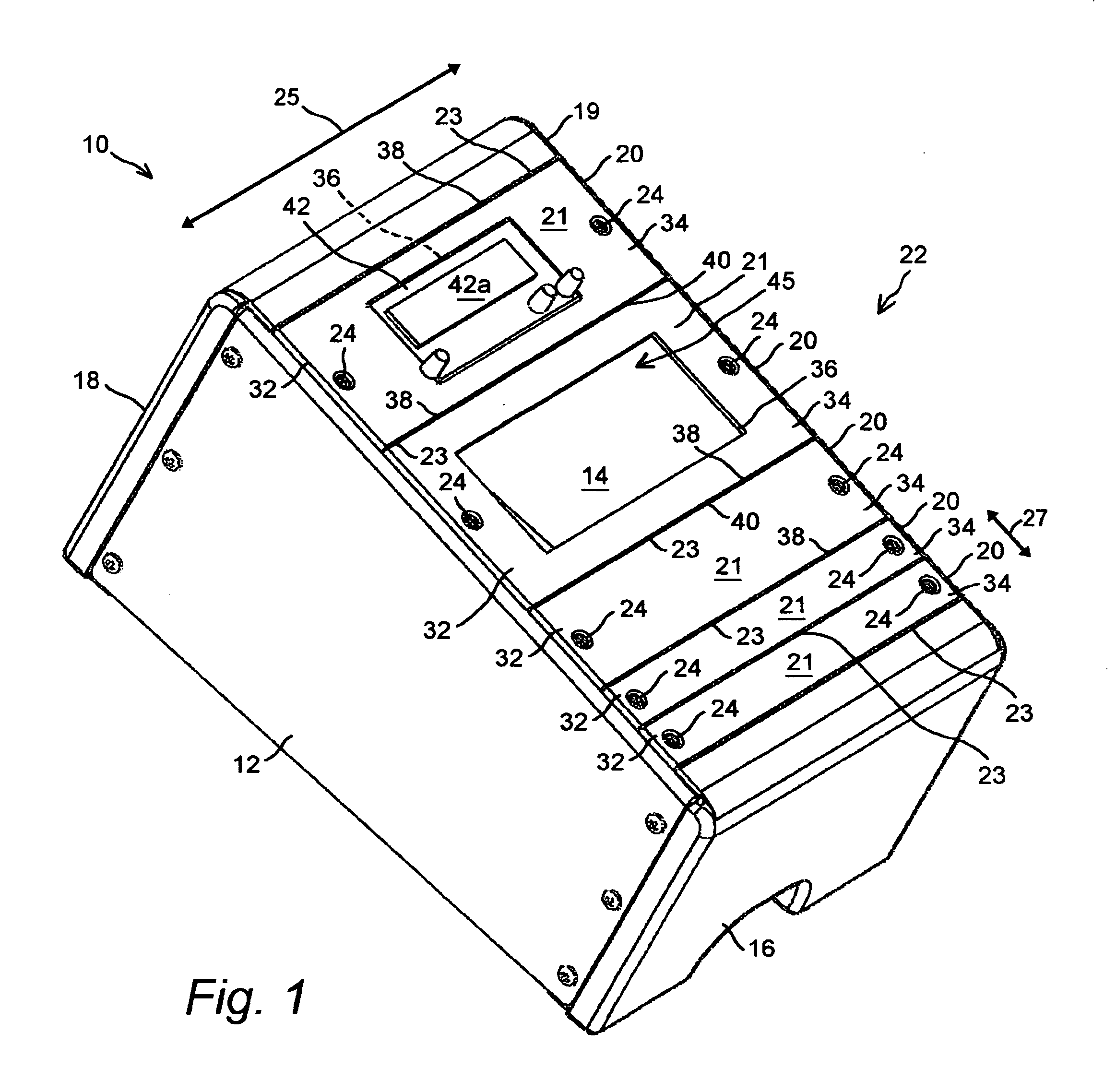 Reconfigurable console mount