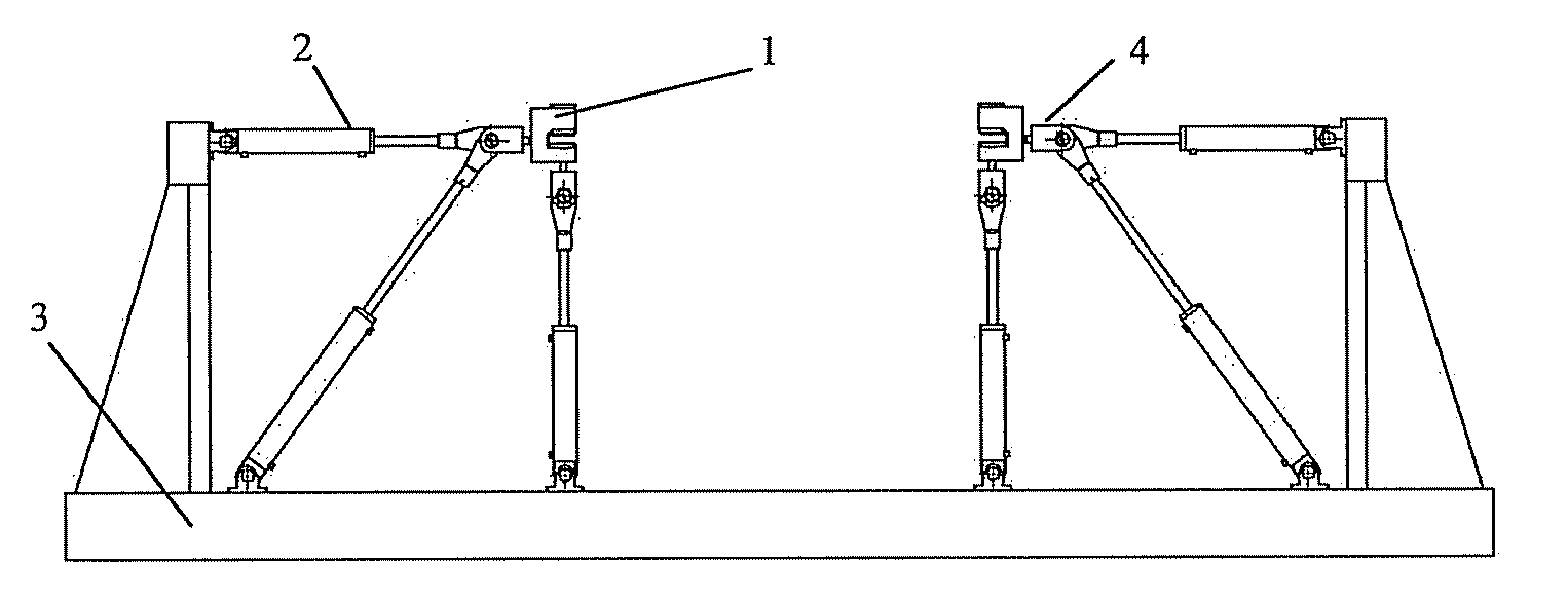 Multiple clamp type stretching and forming machine