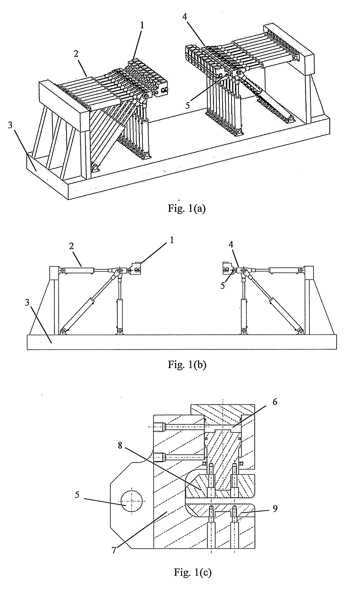 Multiple clamp type stretching and forming machine