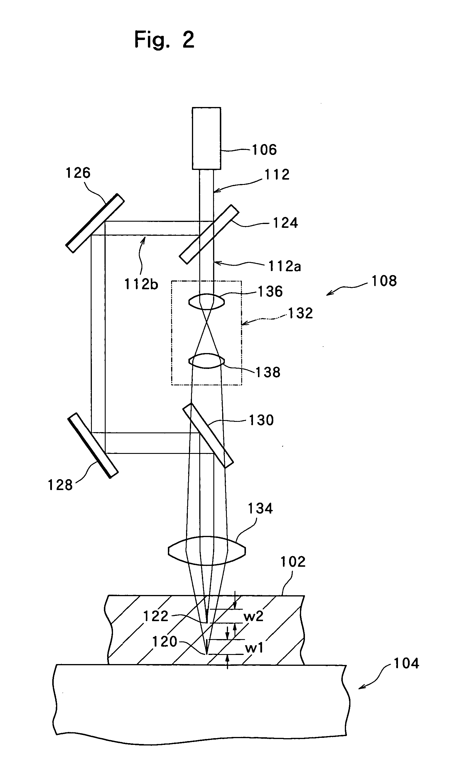 Machining apparatus utilizing laser beam