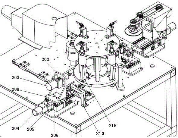 Drilling mechanism for automatic processing machine for erhu tuning pegs