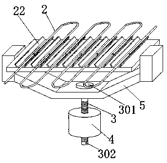 Efficient raw material disinfection device for textile processing