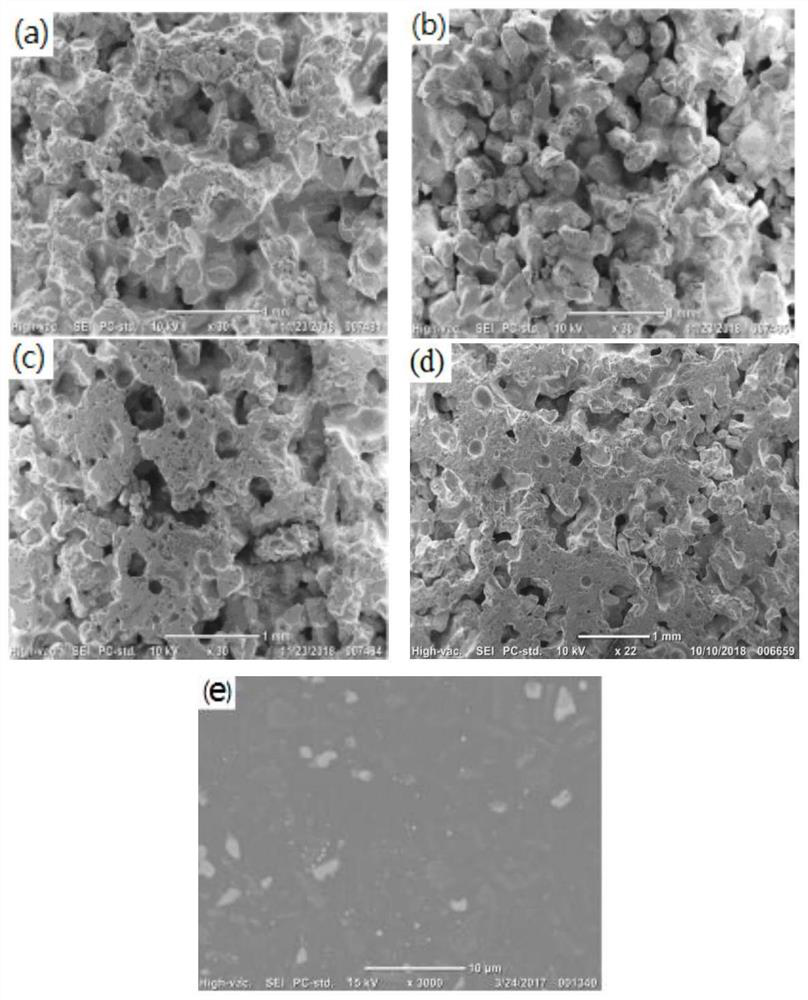 Raw material for preparing porous ceramic material and method for preparing porous ceramic material