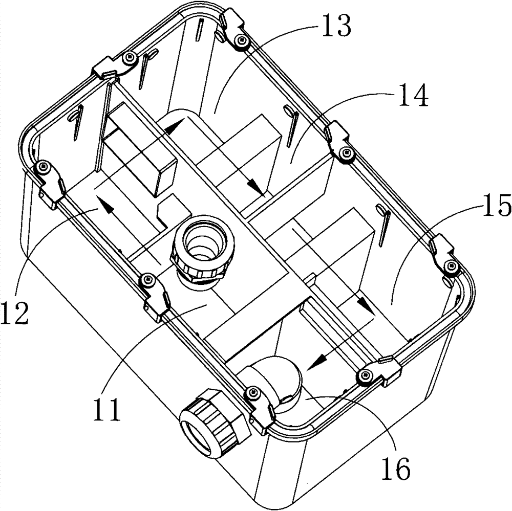 Precipitation and filtration tank