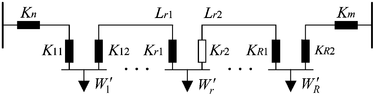 Line-transformer-meter topology anomaly identification method for wiring mode of single-loop type cable power distribution network