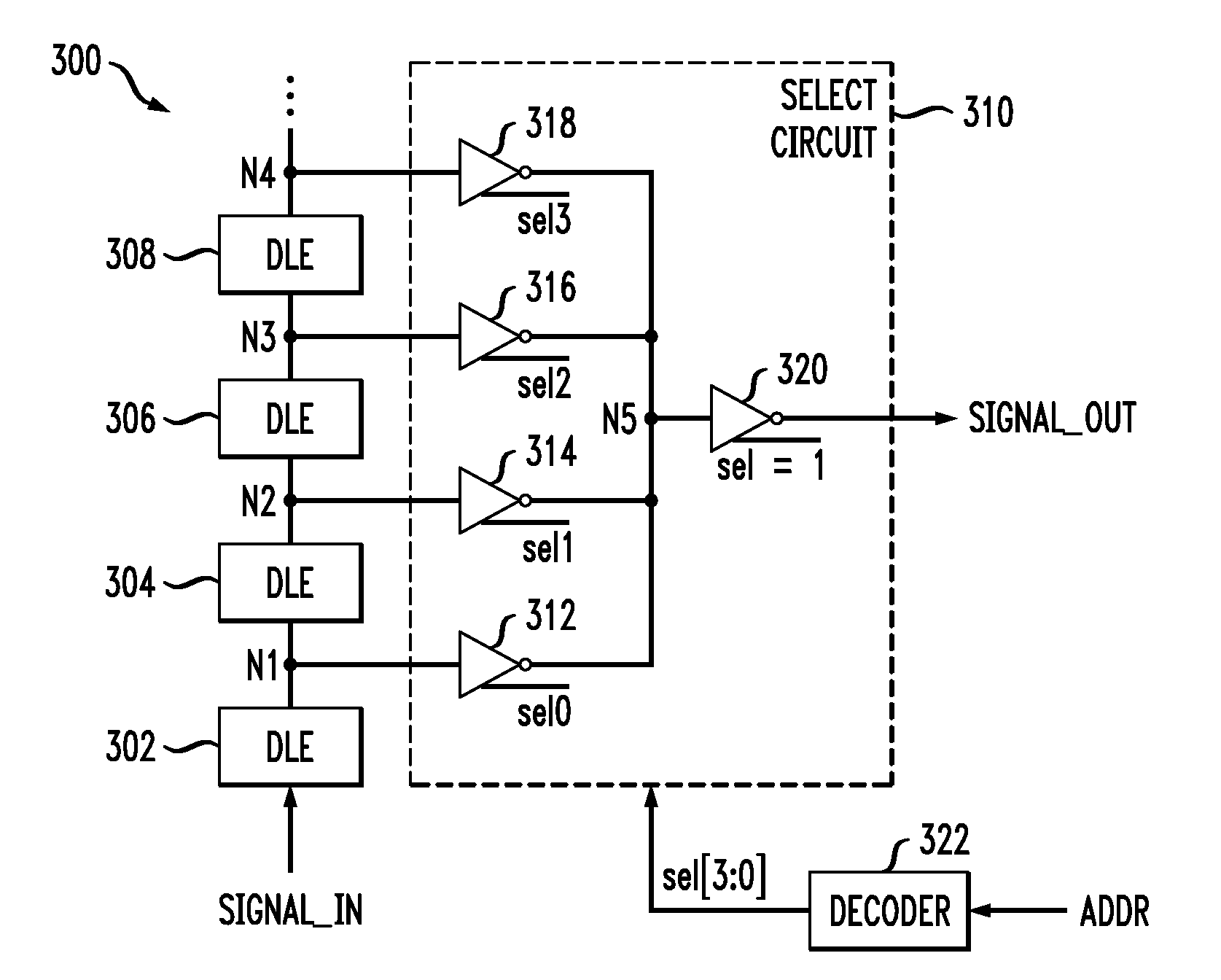 Delay Circuit Having Reduced Duty Cycle Distortion