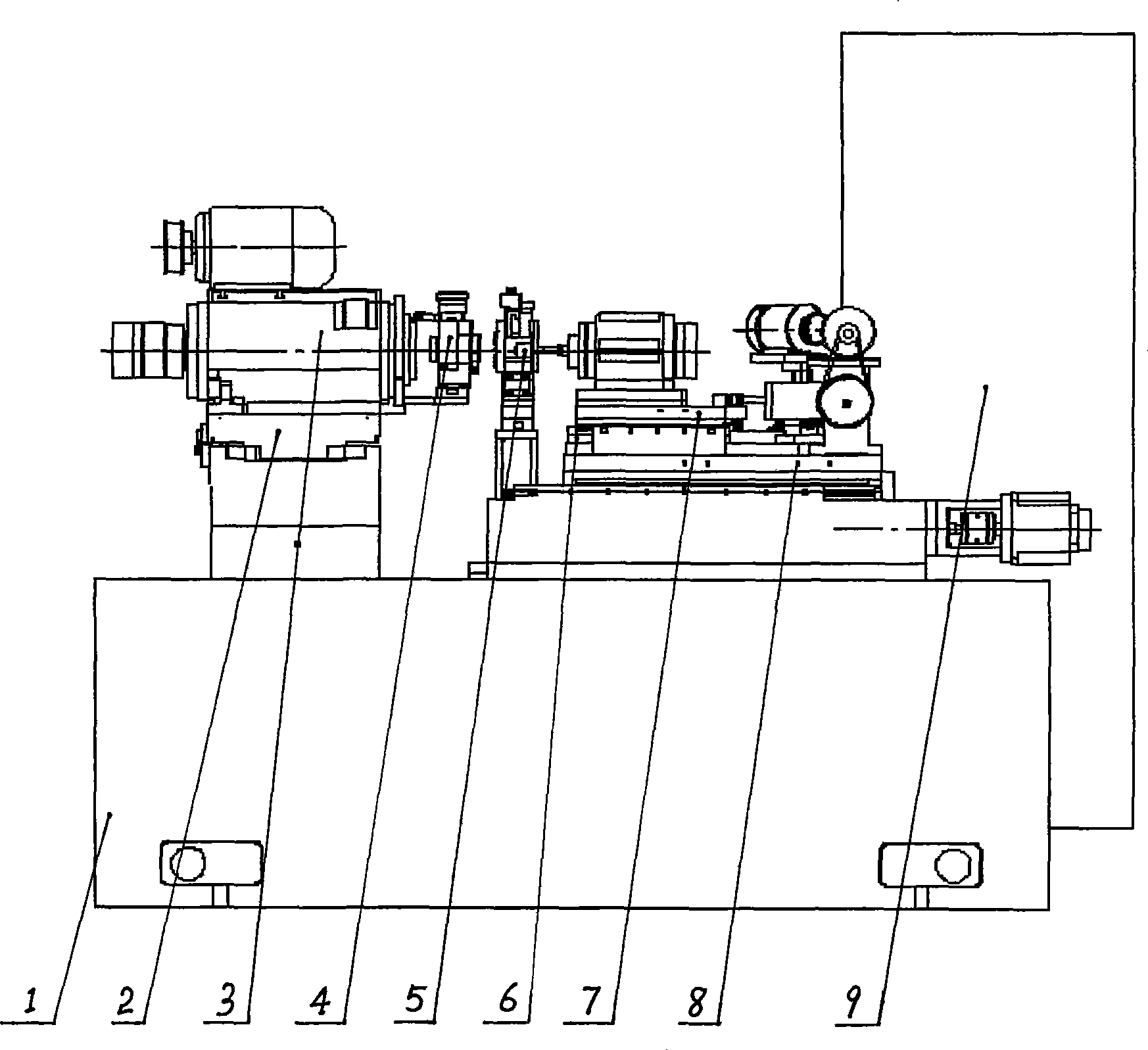 Precise numerical control internal grinder and processing control method thereof