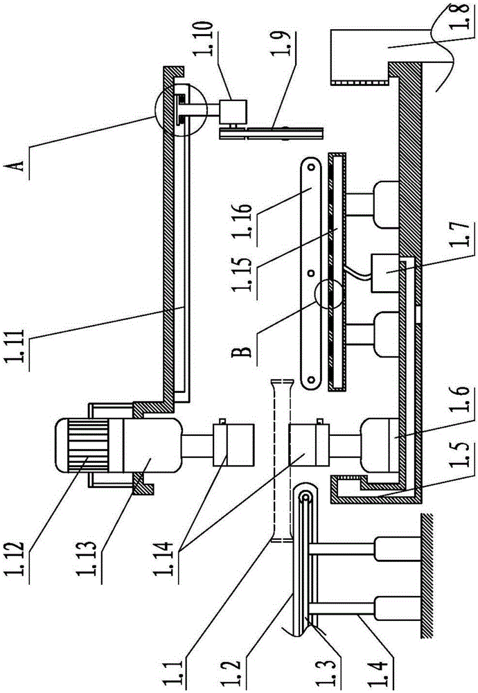 Pruning and fixed-length pretreatment equipment for folding fan bamboo material