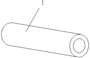 Carbon fiber tube forming device and method for processing carbon fiber tube